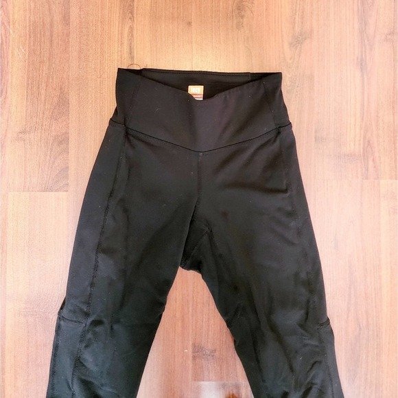 LUCY BLACK STRETCH CROP LEGGING SIZE XS - Picture 3 of 5